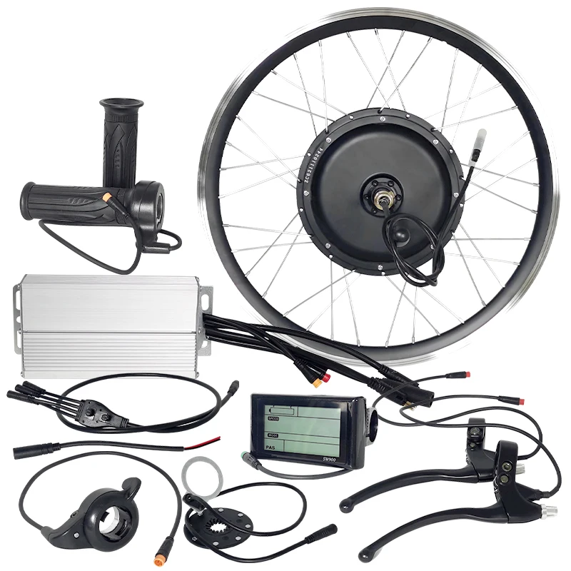 New Electric Conversion Kit 72 - 12000W Electric Motorcycle Hub Motor review and price