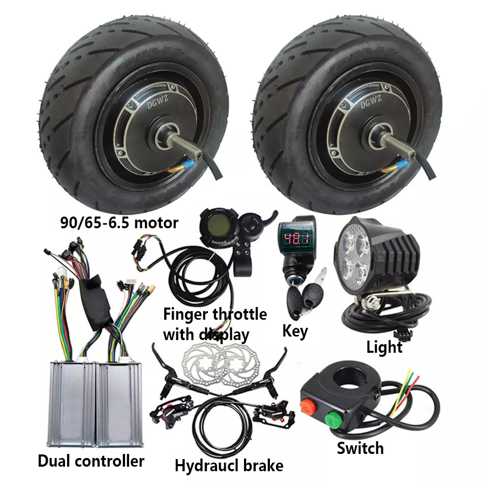 48V 2000w Ebike Comversion Kit - Dual Motor Ebike Kit 2000W review and price