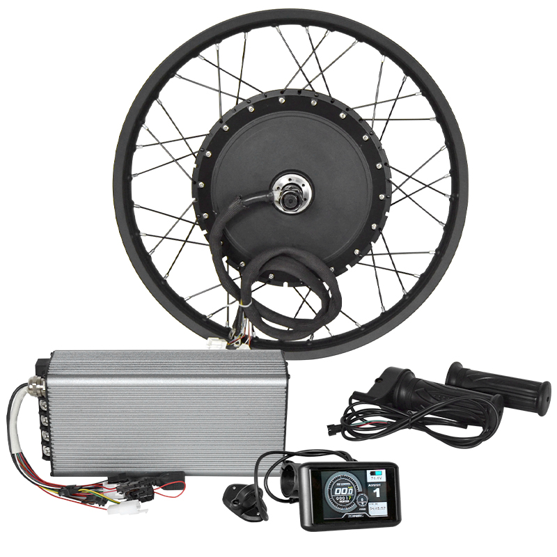 Rear Wheel  Hub Motor 6000w 80 - 12000W Electric Motorcycle Hub Motor review and price