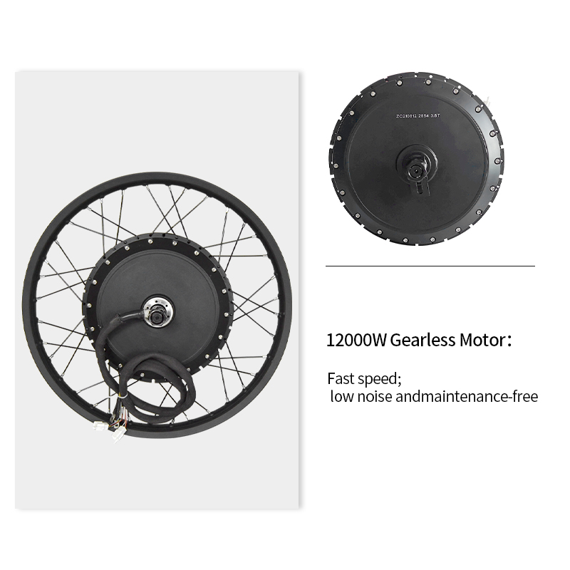 Rear Wheel  Hub Motor 6000w 80 - 12000W Electric Motorcycle Hub Motor review and price
