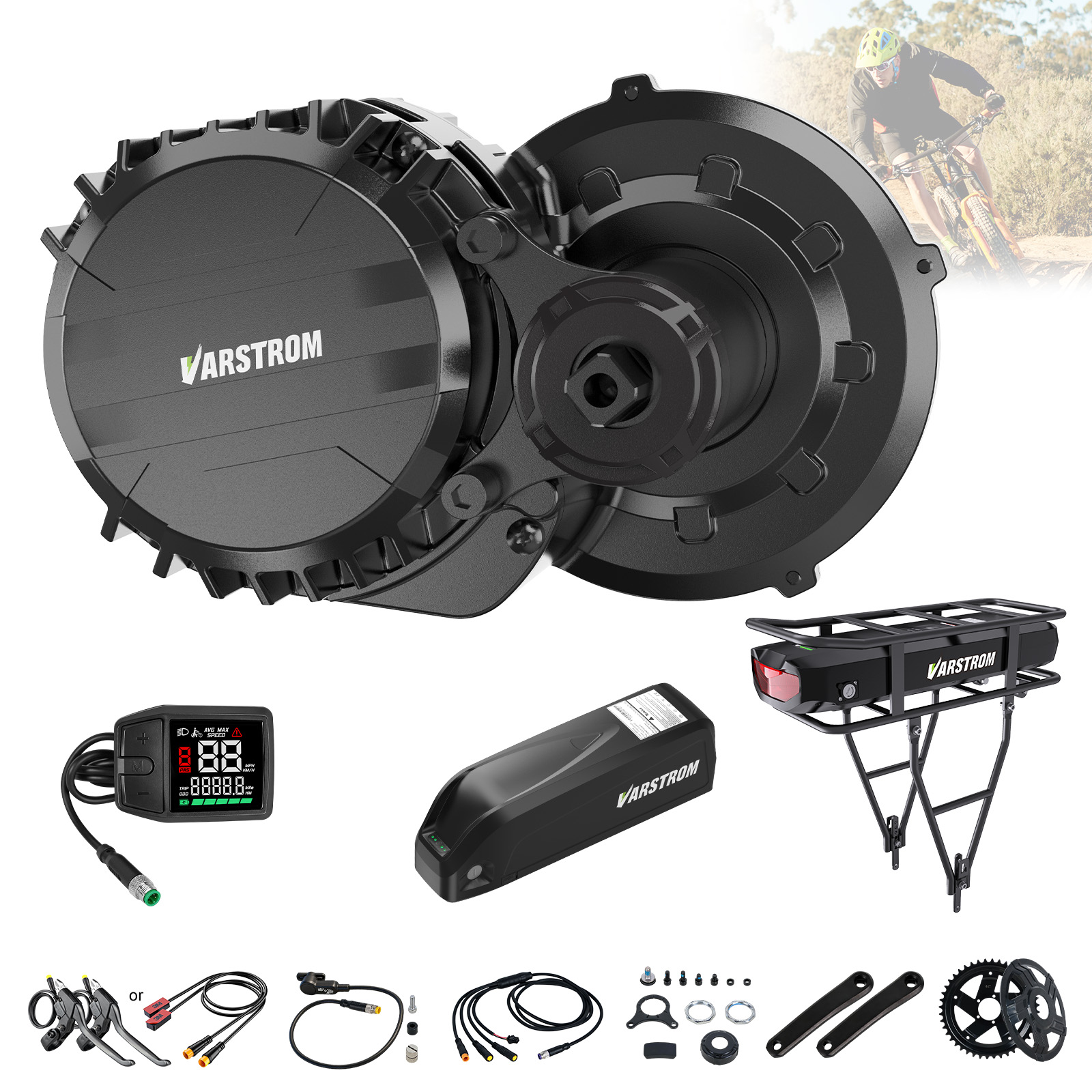 Varstrom 750W Mid Motor Kit To - Side Hung Mid Drive Motor Kit review and price